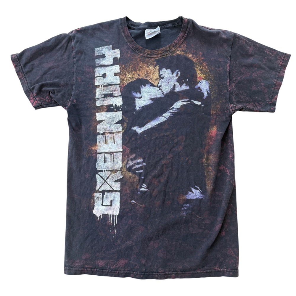 Green Day 21st Century Breakdown Band T-Shirt AOP Emo Punk Small Black 2009